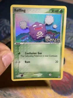 Koffing 72/113 2005 EX Delta Species Pokemon Card Reverse Holo Foil Stamped Card - Image 4