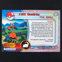 Dodrio 85 Foil - Topps Series - Pokemon Card - Image 2