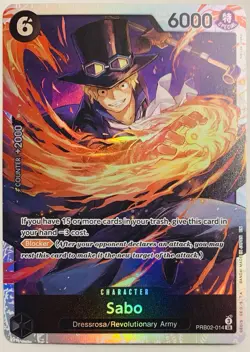 Sabo PRB02-014 SR - One Piece Card the Best Vol. 2 NM - Image 1