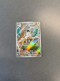 Pack Fresh Meowth 106/094 Phantasmal Flames English Pokemon Card Near Mint NM - Image 1