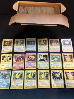 Huge Collection Bulk Lot 600 Pokemon Cards Mixed Vintage DAMAGED-MP. Pikachu/Mew - Image 1
