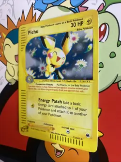 Pokemon Pichu Holo Rare 22/165 Expedition Base Set Card LP - Image 3