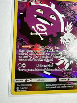 Pokemon TCG Koffing Holo Secret Rare Card Cosmic Eclipse 243/236 NM - Image 5