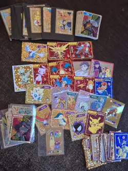 Huge Pokemon Holos Card Stickers Lot - Image 1