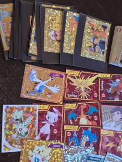 Huge Pokemon Holos Card Stickers Lot - Image 2