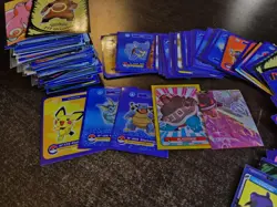 Huge Pokemon Card Stickers Lot - Image 2