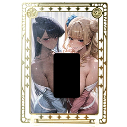 Goddess Story: Komi Shoko Spicy Metal Anime Waifu CCG Card - Image 1