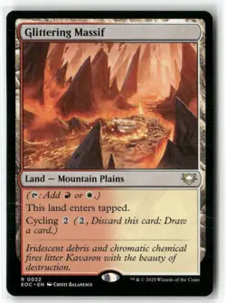 Glittering Massif Commander: Edge of Eternities MAGIC MTG NM - Image 1