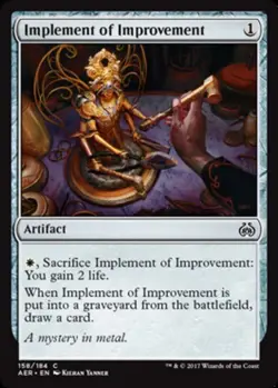 Implement of Improvement - Aether Revolt #158/184 MTG Magic The Gathering - Image 1