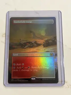 MTG Magic the Gathering Battlefield Forge (297/416) The Brothers' War LP FOIL - Image 1