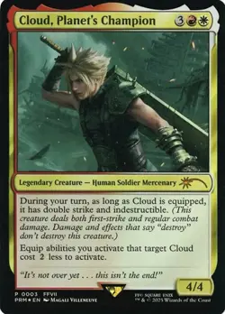 Cloud, Planet's Champion - Foil Promo PMEI NM MTG - Image 1