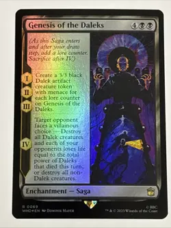 MTG Universes Beyond: Doctor Who Genesis of the Daleks Foil 0069 NM Rare - Image 1