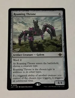 MTG Roaming Throne - The Lost Caverns of Ixalan LP - Image 1