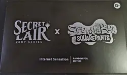 MTG Secret Lair x Spongebob Squarepants: Internet Sensation Foil Edition OPENED - Image 1