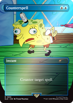 MTG Secret Lair x Spongebob Squarepants: Internet Sensation Foil Edition OPENED - Image 3