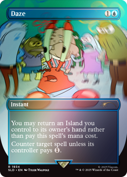 MTG Secret Lair x Spongebob Squarepants: Internet Sensation Foil Edition OPENED - Image 4