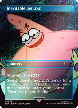 MTG Secret Lair x Spongebob Squarepants: Internet Sensation Foil Edition OPENED - Image 5