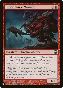 1x Bloodmark Mentor - The List - The List - Near Mint, English - MTG! - Image 1