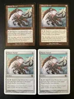 MTG- Planar Portal x4 (2x Invasion, 2x 8th Edition) - Image 1