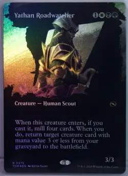 Yathan Roadwatcher [New, Near Mint] Borderless *Foil* {Tarkir: Dragonstorm} - Image 1
