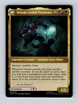 Magic the Gathering Marvel’s Spider-Man Eddie Brock M 0055 Regular NM - Image 2