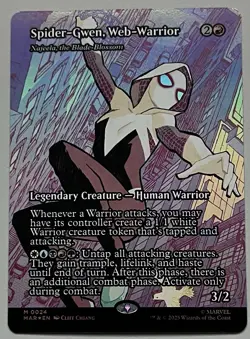 MTG Marvel Universe Najeela Legendary Creature MYTHIC FOIL #0024 - Image 1