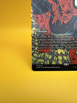 x1 Arachnogenesis | Universes Beyond: Marvel’s Spider-Man | Borderless | NM - Image 4