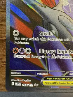 FULL ART Mega Latias EX Ultra Rare Card # 163/132 Pokemon TCG Mega Evolution - Image 2