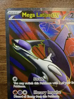 FULL ART Mega Latias EX Ultra Rare Card # 163/132 Pokemon TCG Mega Evolution - Image 3