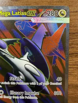 FULL ART Mega Latias EX Ultra Rare Card # 163/132 Pokemon TCG Mega Evolution - Image 4