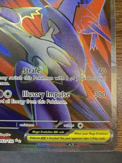 FULL ART Mega Latias EX Ultra Rare Card # 163/132 Pokemon TCG Mega Evolution - Image 5