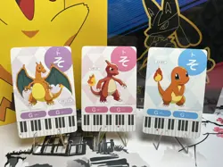 Pokemon Music Note Card Charizard, Charmeleon, Charmander - Image 1