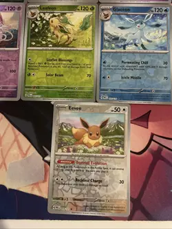 Pokemon TCG Prismatic Evolutions - 9x Eeveelutions Rev Holo Complete Bundle - NM - Image 4