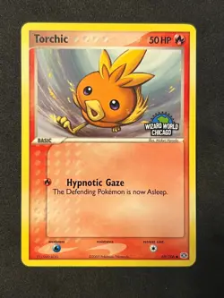 Pokemon TCG- Torchic Wizard World Chicago Rare Promo 2005 Ex Emerald #69 -NM+ - Image 1