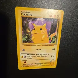 Pikachu E3 Gold Stamp Promo Base Set 58/102 Yellow Cheeks LP - Image 2