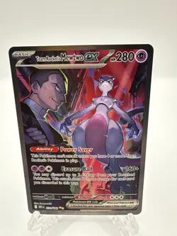 Pokemon TCG Team Rocket's Mewtwo 231 Destined Rivals Special Illustration Rare - Image 1