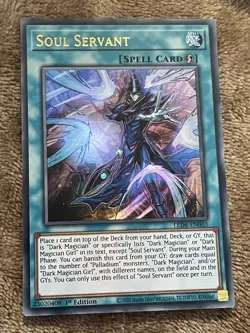 Yu-Gi-Oh! Soul Servant LED6-EN003 Ultra Rare 1st Edition Near Mint - Image 1