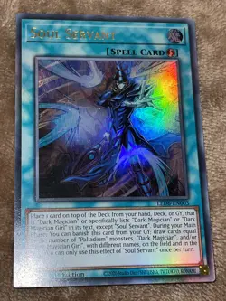 Yu-Gi-Oh! Soul Servant LED6-EN003 Ultra Rare 1st Edition Near Mint - Image 3
