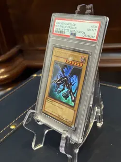 2002 YU-GI-OH! LOB RED-EYES B. DRAGON PSA 8 Near Mint - Image 3