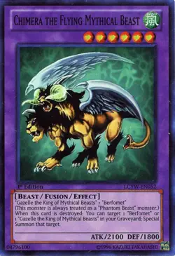 Chimera the Flying Mythical Beast - LCYW-EN052 - Super Rare - 1st Edition LP Yug - Image 1
