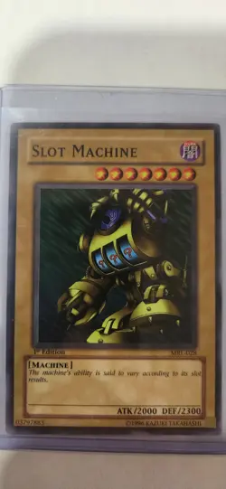Yu-Gi-Oh! Slot Machine ATK/2000 DEF/2300 1st Edition Mrl-028 Vintage - Image 1