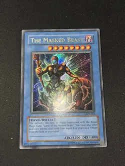 Yugioh The Masked Beast RP02-EN027 Super Rare Original Print Mint - Image 1