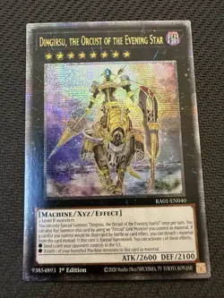 Dingirsu, the Orcust of the Evening Star (Quarter Century Secret Rare) Yu-Gi-Oh! - Image 1