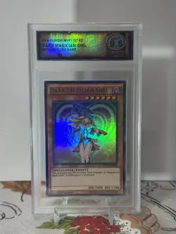 2016 Yu-Gi-Oh! Dark Magician Girl MVP1-EN056 Ultra Rare Dsg 9.5 Mint - Image 1