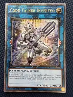 Yugioh Code Talker Inverted RA01-EN045 Quarter Century Secret Rare 1st Ed NM - Image 1