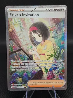 Pokemon TCG SV Scarlet & Violet 151 Erika's Invitation Card #203/165 NM - Image 1