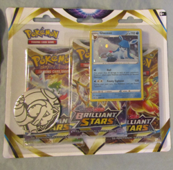 2-New Pokemon Brilliant Stars, Leafeon & Glaceon Promo 3-Pack Blister Card Lot - Image 3