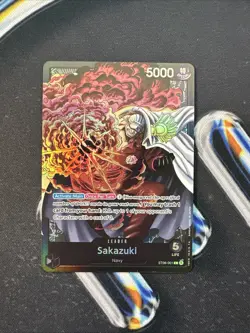 Sakazuki - ST06-001 - Leader - Foil - Near Mint - English - One Piece Card Game - Image 1
