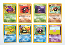 Pokemon 1st EDITION 1999 Fossil Set Common Cards - 8 Card Lot Vintage WOTC LP/NM - Image 1