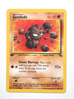 Pokemon 1st EDITION 1999 Fossil Set Common Cards - 8 Card Lot Vintage WOTC LP/NM - Image 4